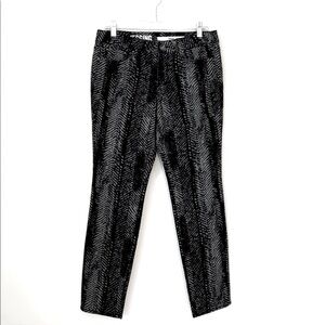 DKNY Snake Print Skinny Jeans